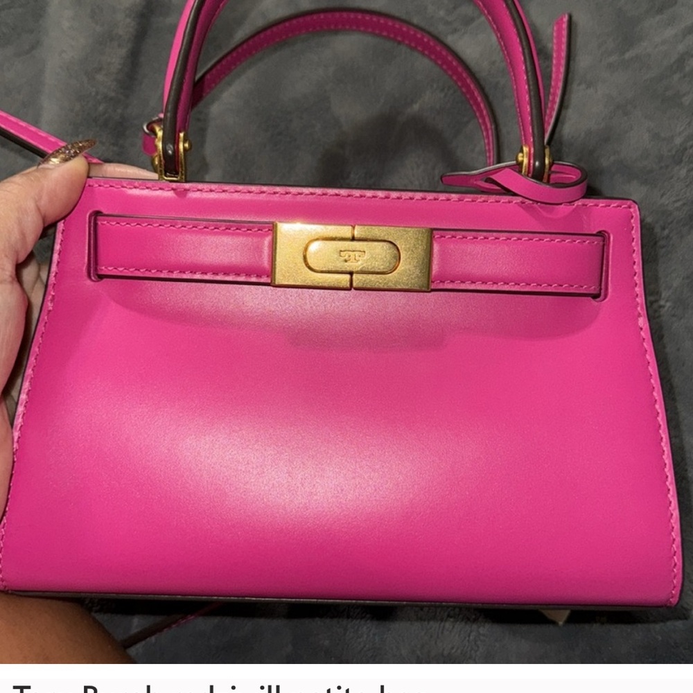 Tory Burch Lee Radziwill Petite Leather Bag💓🌸 - Picture 7 of 13